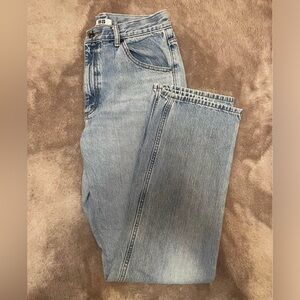 Uniqlo Light Blue Straight Leg Jeans